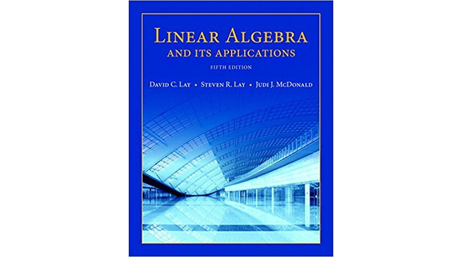 linear algebra and its applications 5th edition pdf